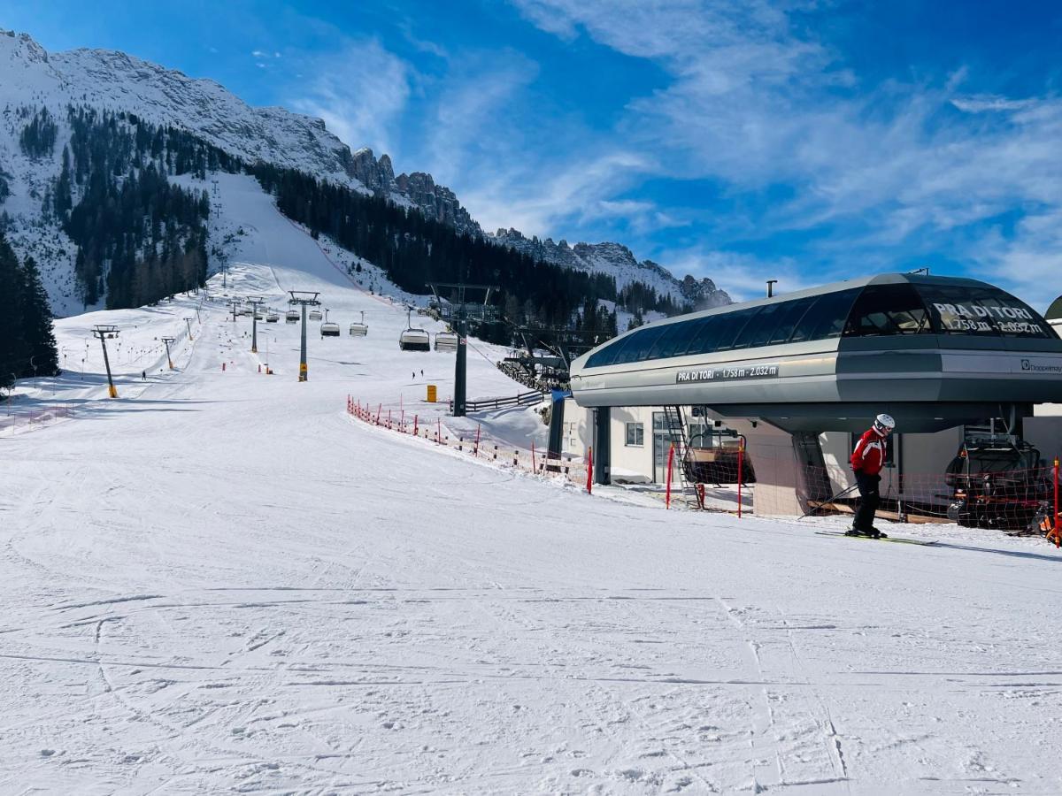 Costalungahouse Trekkingbikeski Selfcheck-In Apartment Carezza al Lago Buitenkant foto